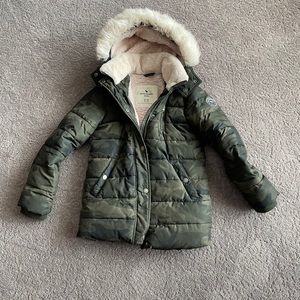 Girl kid puffer Abercrombie jacket